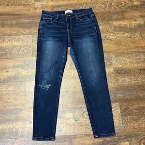 Buckle BKE Victoria Universal Fit Mid Rise Ankle Skinny Jeans Womens 28 Stretch